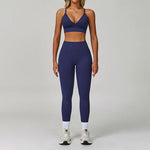 Load image into Gallery viewer, Two Piece Contour Seamless Performance Yoga Ensemble