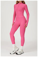 Load image into Gallery viewer, Seamless Contour Two Piece Yoga Set for Performance