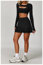 Load image into Gallery viewer, Elite Contoured Waist Pleated Tennis Skirt With Pockets