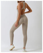 Load image into Gallery viewer, Seamless Contour Sculpt One Piece Yoga Bodysuit Set