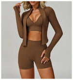 Load image into Gallery viewer, Two Piece Contour Seamless Performance Yoga Ensemble