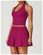 Load image into Gallery viewer, Halter Seamless Yoga Bra Vest with High Performance Fabric