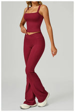 Load image into Gallery viewer, Two Piece Ultra Performance Yoga Luxe Set High Waist Band