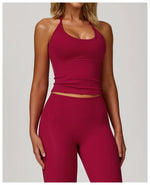 Load image into Gallery viewer, Racer Back Breathable Contour Light Weight Sports Bra Nylon