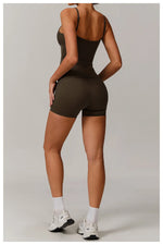 Load image into Gallery viewer, 2 Piece Seamless Contour Yoga Set Nylon Spandex Blend