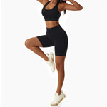 Load image into Gallery viewer, Breathable Sculpted Yoga Performance Bra With Halter Back