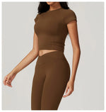 Load image into Gallery viewer, Breathable Seamless Studio Tee Nylon Knit For Running