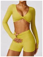 Load image into Gallery viewer, Luxurious Breathable High Waist Contour Yoga Shorts Nylon