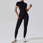 Load image into Gallery viewer, Seamless One Piece Yoga Bodysuit Zippered Breathable