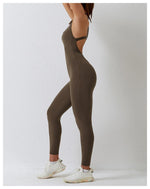 Load image into Gallery viewer, Seamless Contour Sculpt One Piece Yoga Bodysuit Set