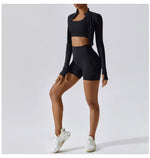 Load image into Gallery viewer, Three Piece Contoured Yoga Set Athleisure Signature
