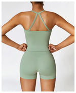 Load image into Gallery viewer, Strappy Breathable Push Up Performance Elite Sports Bra