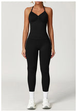 Load image into Gallery viewer, Two Piece Yoga Set Seamless Contour Performance Wear