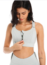 Load image into Gallery viewer, Ultraluxe Bra Front Zip Breathable Contour Sculpting