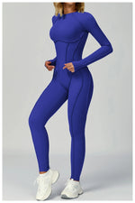 Load image into Gallery viewer, Seamless Contour Yoga Tracksuit Set Performance Wear