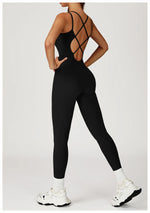Load image into Gallery viewer, Elevated Contour Performance Breathable Jumpsuit Nylon Knit