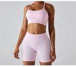 Load image into Gallery viewer, Seamless Contour 2 Piece Sculpted Yoga Wear Breathable