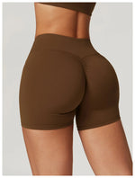 Load image into Gallery viewer, High Waist Contour Seamless Yoga Shorts Performance