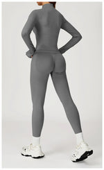 Load image into Gallery viewer, Seamless Contour Two Piece Yoga Set for Performance