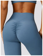 Load image into Gallery viewer, Luxurious High-Waist Contour Seamless Leggings Scrunch