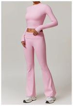 Load image into Gallery viewer, Signature 2 Piece Yoga Ensemble Nylon Plus Performance