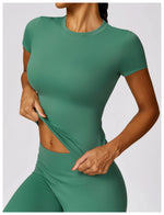 Load image into Gallery viewer, Contour Yoga Crop Top Seamless Performance Wear Edition