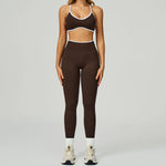 Load image into Gallery viewer, Seamless Contour Two Piece Yoga Set Luxe Performance Wear