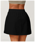 Load image into Gallery viewer, High Waist Contoured Breathable Yoga Short Skirt