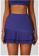 Load image into Gallery viewer, Elite Contoured Waist Pleated Tennis Skirt With Pockets