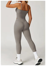 Load image into Gallery viewer, Performance Contour Seamless Two Piece Yoga Bra Set Nylon