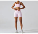 Load image into Gallery viewer, Seamless Contour 2 Piece Sculpted Yoga Wear Breathable
