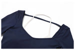 Load image into Gallery viewer, Luxurious Backless Yoga Top Breathable Contour Performance