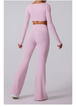 Load image into Gallery viewer, High Waist Contoured Flared Soft Leggings With Coverage