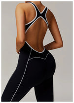 Load image into Gallery viewer, Sculpted Seamless Performance Jumpsuit With Front Zip