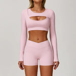 Load image into Gallery viewer, Premium Performance Knit Yoga Set With Contoured Leggings