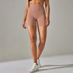 Load image into Gallery viewer, Luxurious High Waist Breathable Yoga Shorts Contour