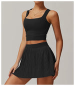 Load image into Gallery viewer, Luxurious Contour Performance Yoga Wear Skirt Nylon