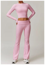 Load image into Gallery viewer, Signature 2 Piece Yoga Ensemble Nylon Plus Performance