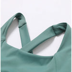 Load image into Gallery viewer, Crossed Shoulder Strap Yoga Bra Premium Nylon Spandex