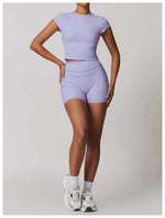 Load image into Gallery viewer, Performance Contoured Seamless Yoga Shirt Quick Dry