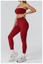 Load image into Gallery viewer, Seamless Contour Yoga Bra Open Back For Athleisure Wear