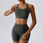 Load image into Gallery viewer, Contoured Two Piece Yoga Set With Ultra Breathable Leggings