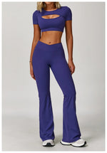 Load image into Gallery viewer, Premium Performance Knit Yoga Set With Contoured Leggings