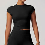 Load image into Gallery viewer, Performance Contoured Seamless Yoga Shirt Quick Dry