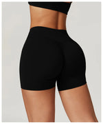Load image into Gallery viewer, High Waist Contour Seamless Yoga Shorts Performance