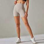 Load image into Gallery viewer, Luxurious High Waist Breathable Yoga Shorts Contour
