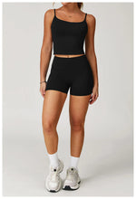 Load image into Gallery viewer, Performance Contour Seamless Two Piece Yoga Bra Set Nylon