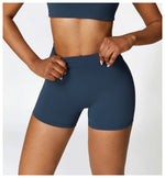 Load image into Gallery viewer, Sculpted Contour Yoga Shorts With Breathable Comfort