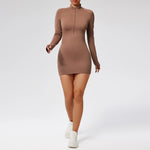 Load image into Gallery viewer, Contoured Premium Long-Sleeve Bodysuit With Zipper