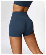 Load image into Gallery viewer, Sculpted Contour Yoga Shorts With Breathable Comfort